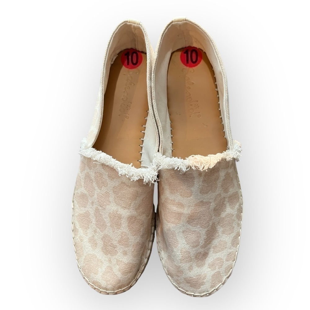 Splendid Laney Animal Print Espadrilles Size 10